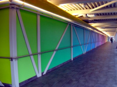 Winnipeg Walkway skywalk interior attached to the Delta Hotel