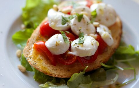 Snack epicurean salad photo