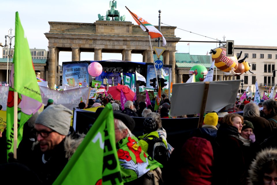 Wir haben es satt demonstration Berlin 2020 start 12