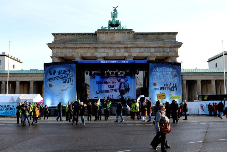 Wir haben es satt demonstration Berlin 2020 start 02