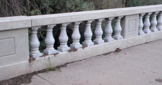 Winkelman, AZ old Gila bridge E railing 1