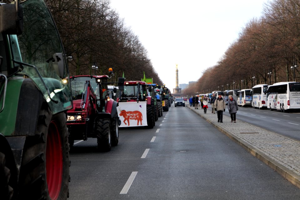 Wir haben es satt demonstration Berlin 2020 tractors 07