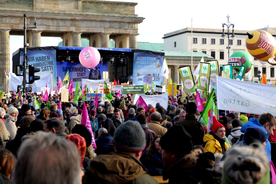 Wir haben es satt demonstration Berlin 2020 start 16