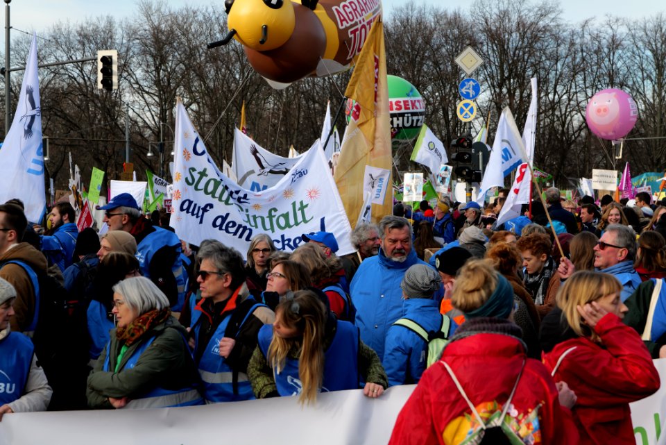 Wir haben es satt demonstration Berlin 2020 start 25