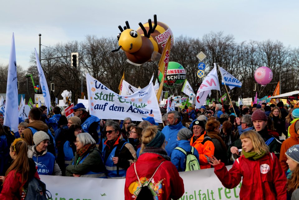 Wir haben es satt demonstration Berlin 2020 start 27