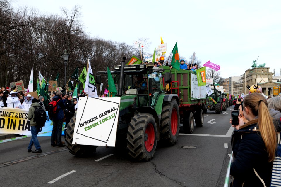 Wir haben es satt demonstration Berlin 2020 tractors 60