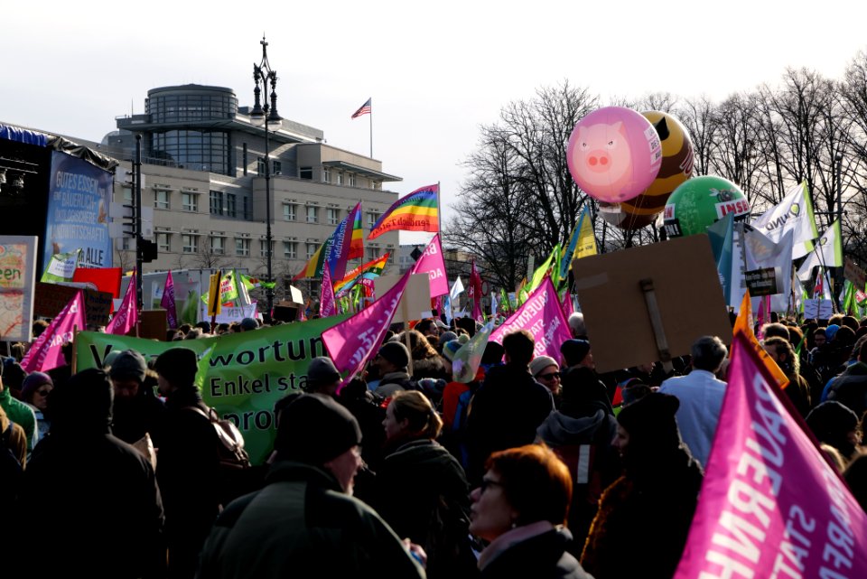 Wir haben es satt demonstration Berlin 2020 start 23