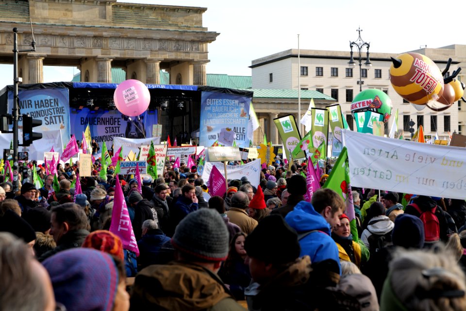 Wir haben es satt demonstration Berlin 2020 start 15