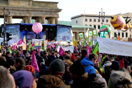 Wir haben es satt demonstration Berlin 2020 start 15