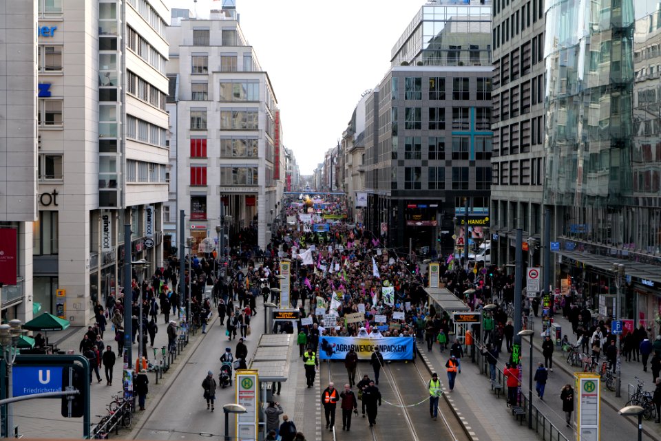Wir haben es satt demonstration Berlin 2020 front 67