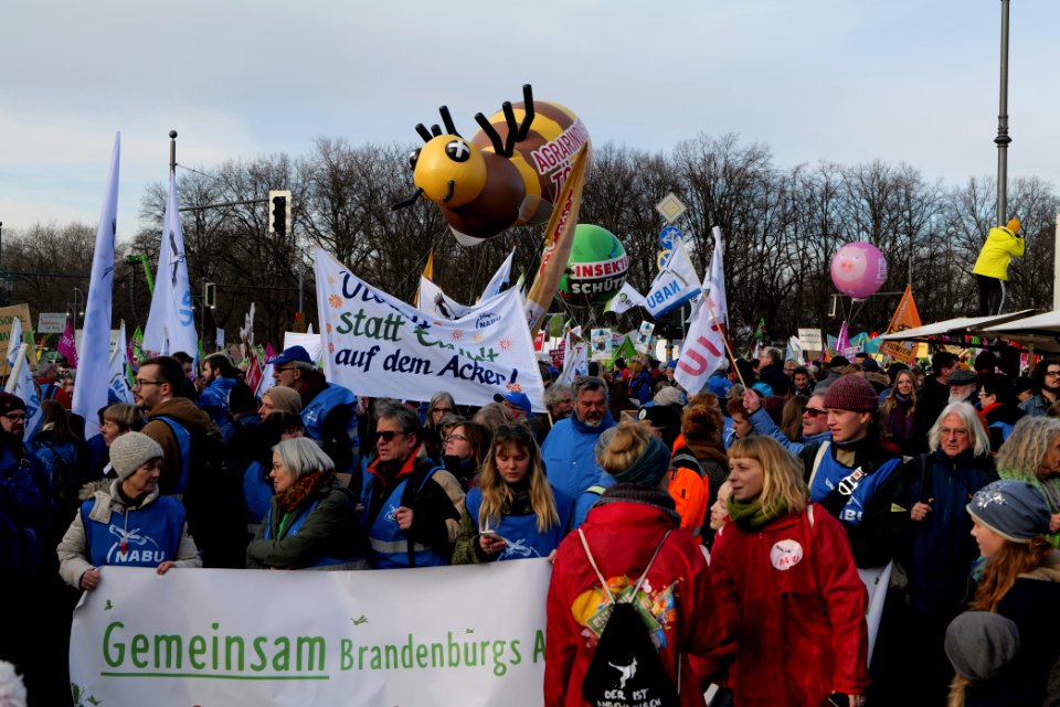 Wir haben es satt demonstration Berlin 2020 start 26