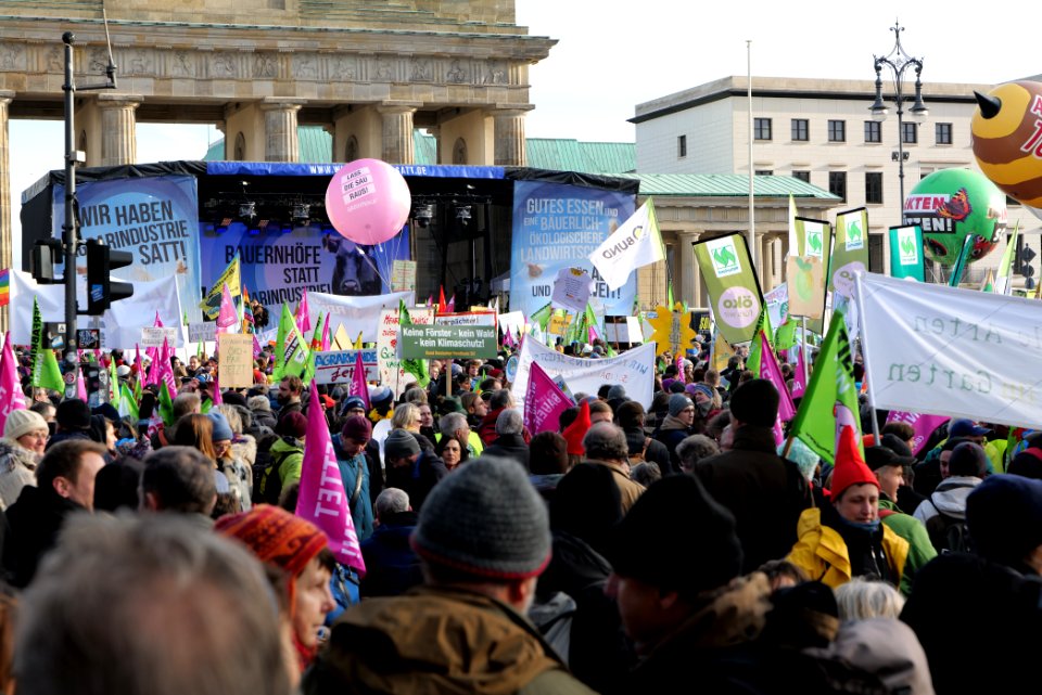 Wir haben es satt demonstration Berlin 2020 start 17