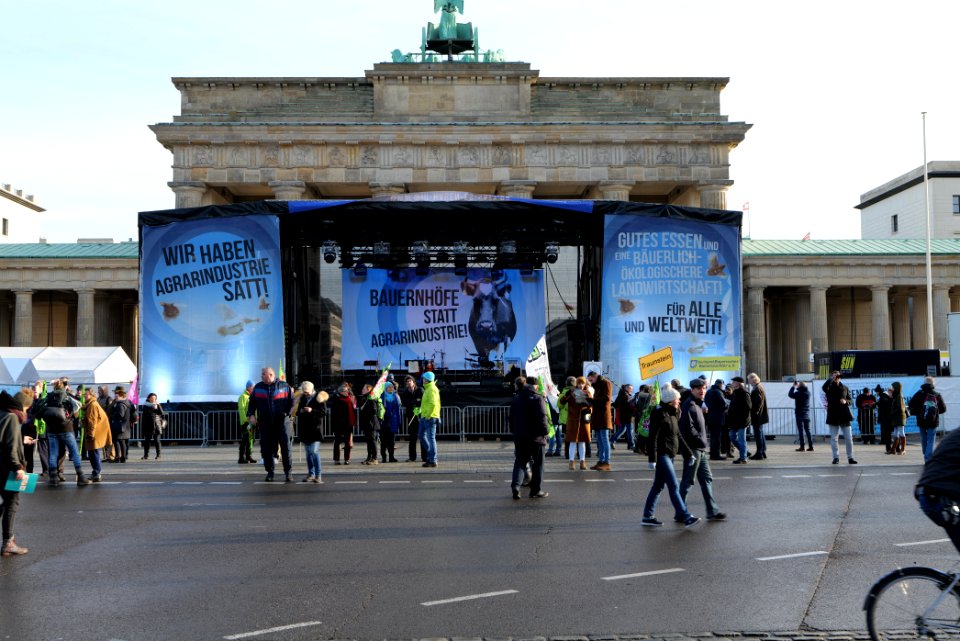 Wir haben es satt demonstration Berlin 2020 start 01