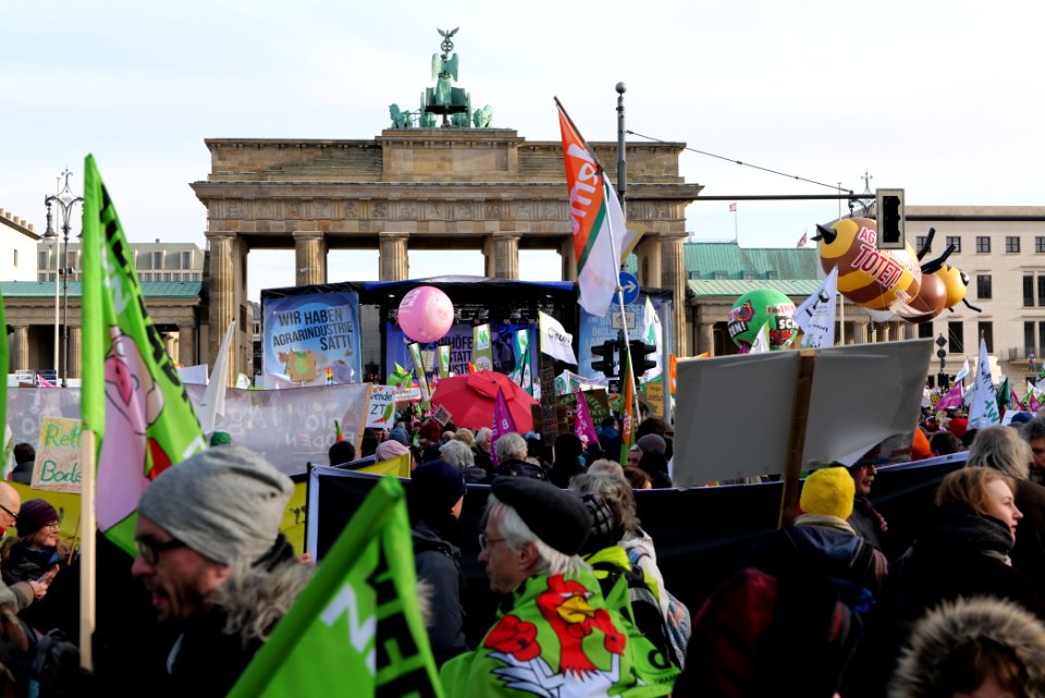 Wir haben es satt demonstration Berlin 2020 start 11