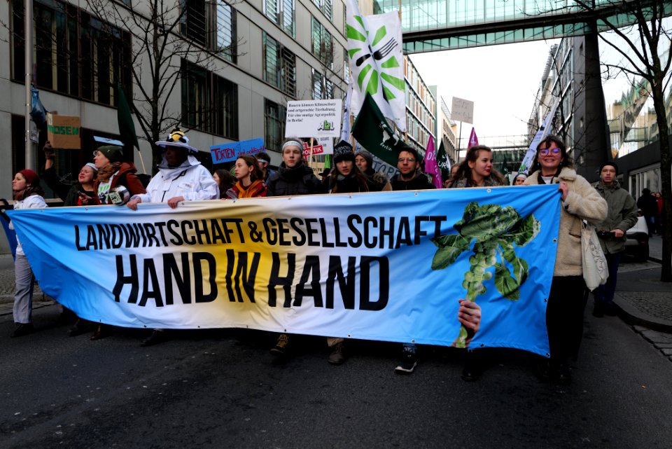Wir haben es satt demonstration Berlin 2020 front 84