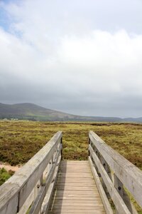 Clouds landscape hiking photo