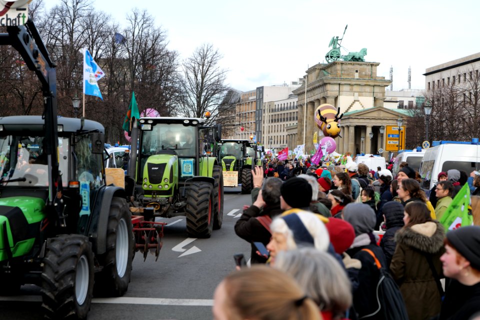 Wir haben es satt demonstration Berlin 2020 tractors 55