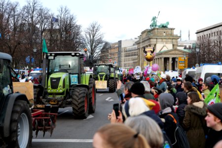 Wir haben es satt demonstration Berlin 2020 tractors 56