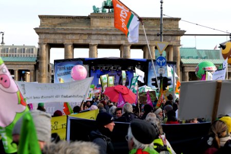 Wir haben es satt demonstration Berlin 2020 start 08