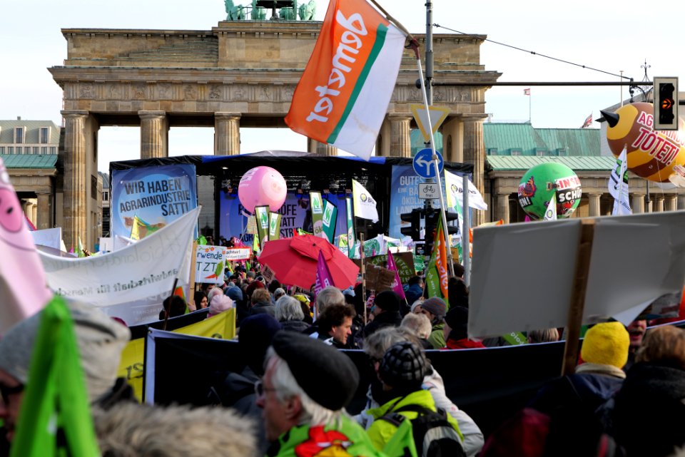 Wir haben es satt demonstration Berlin 2020 start 10