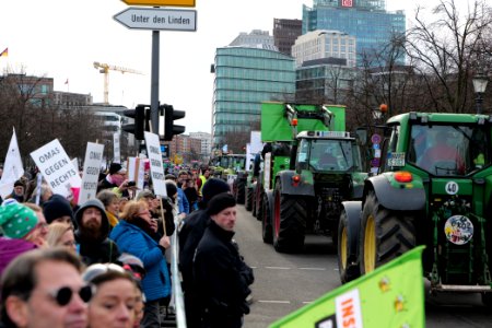 Wir haben es satt demonstration Berlin 2020 tractors 57