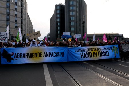 Wir haben es satt demonstration Berlin 2020 front 72