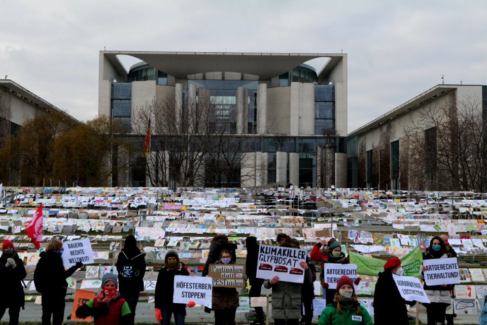 Wir haben es satt protest Berlin 2021-01-16 07