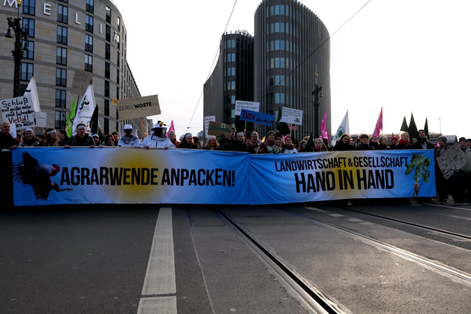 Wir haben es satt demonstration Berlin 2020 front 71