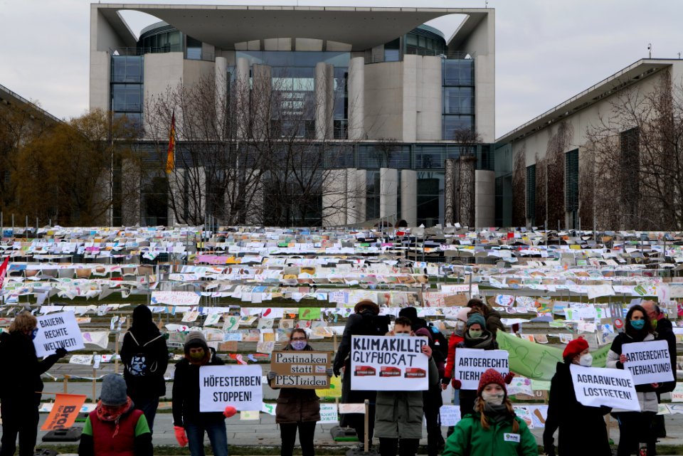 Wir haben es satt protest Berlin 2021-01-16 06