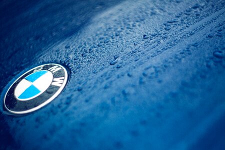 Car droplets rain photo