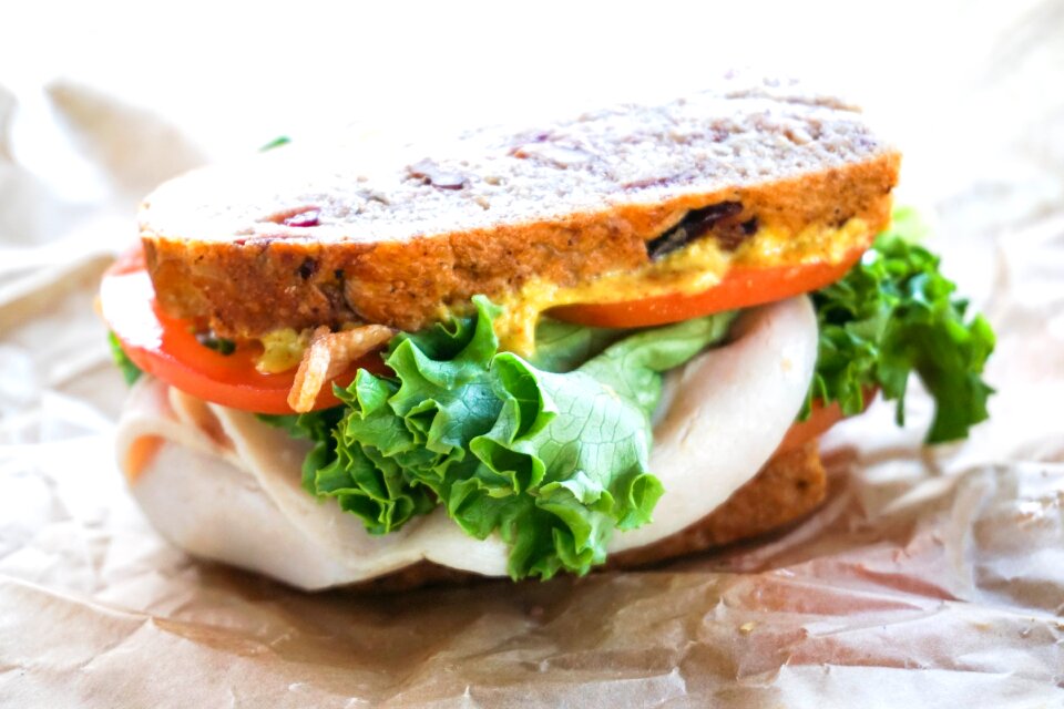 Lunch hamburger sandwich