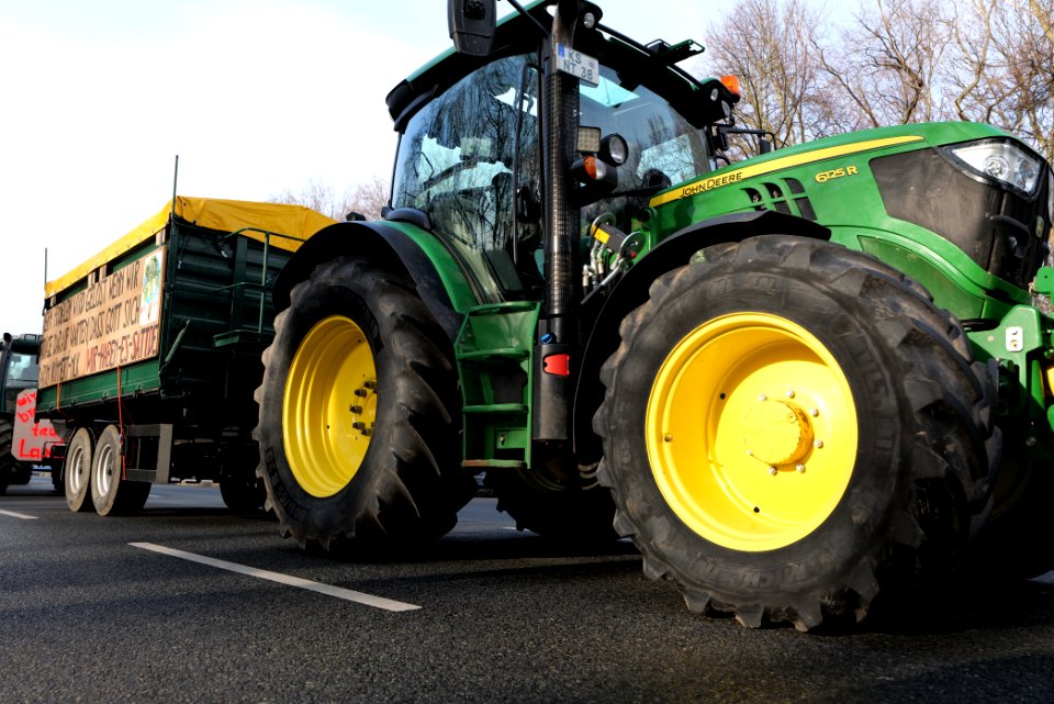 Wir haben es satt demonstration Berlin 2020 tractors 17