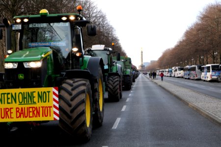 Wir haben es satt demonstration Berlin 2020 tractors 08