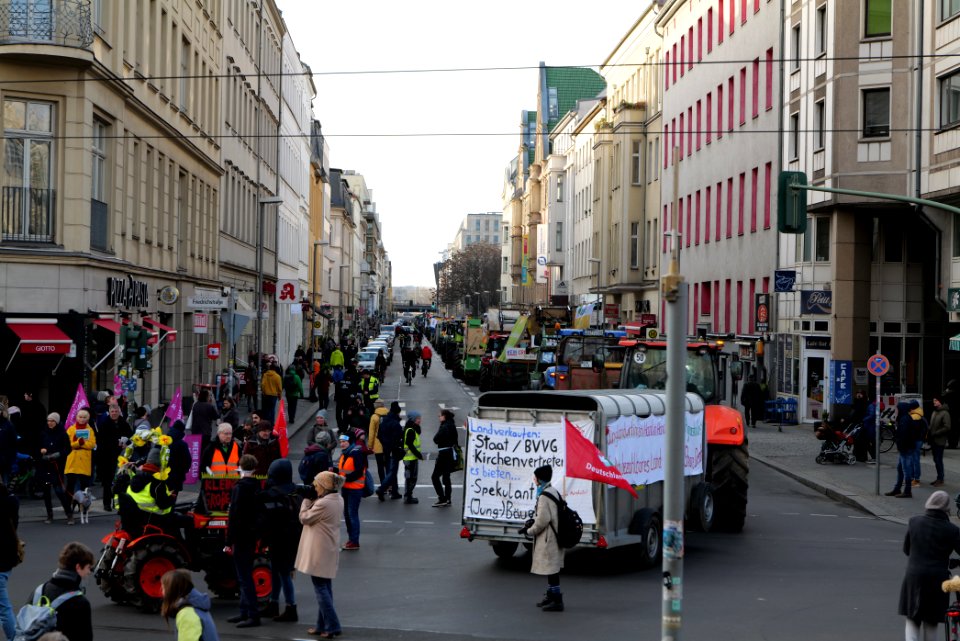 Wir haben es satt demonstration Berlin 2020 tractors 79