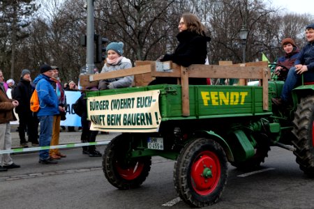 Wir haben es satt demonstration Berlin 2020 tractors 73