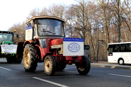 Wir haben es satt demonstration Berlin 2020 tractors 15