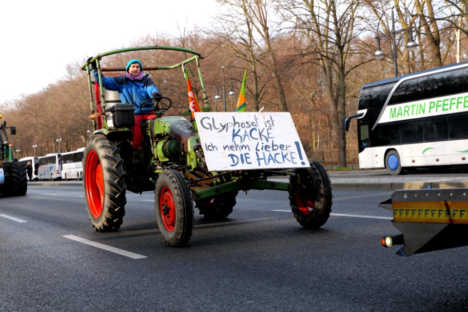 Wir haben es satt demonstration Berlin 2020 tractors 21