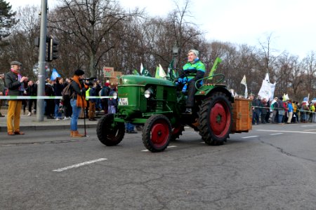 Wir haben es satt demonstration Berlin 2020 tractors 49