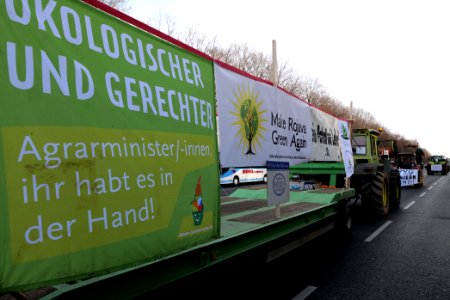 Wir haben es satt demonstration Berlin 2020 tractors 23