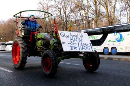 Wir haben es satt demonstration Berlin 2020 tractors 22