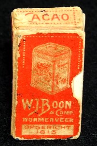 WJ Boon pakje domino kaartjes, foto2