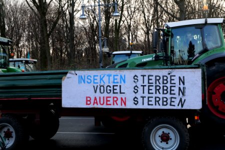 Wir haben es satt demonstration Berlin 2020 tractors 32