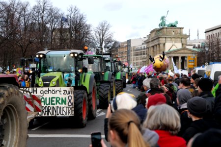 Wir haben es satt demonstration Berlin 2020 tractors 67