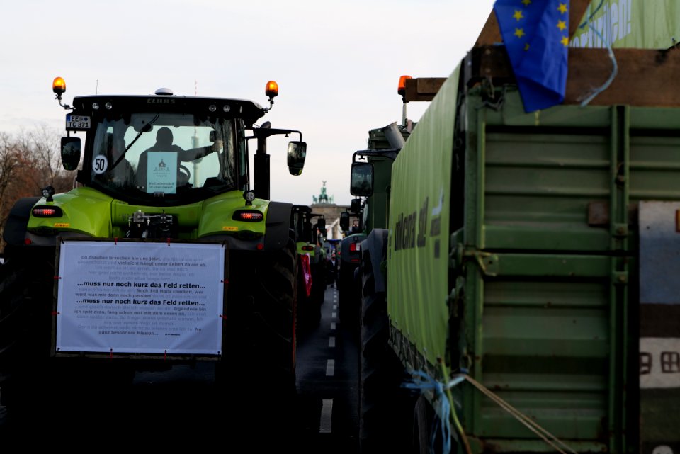 Wir haben es satt demonstration Berlin 2020 tractors 31