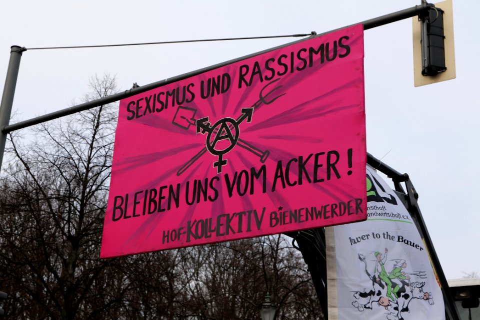 Wir haben es satt demonstration Berlin 2020 tractors 74
