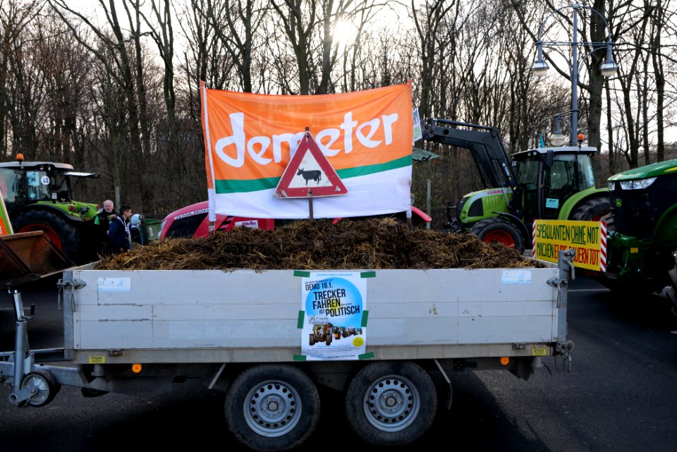 Wir haben es satt demonstration Berlin 2020 tractors 33