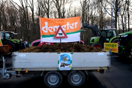 Wir haben es satt demonstration Berlin 2020 tractors 33