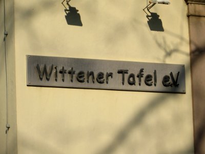 Wittener Tafel Schild