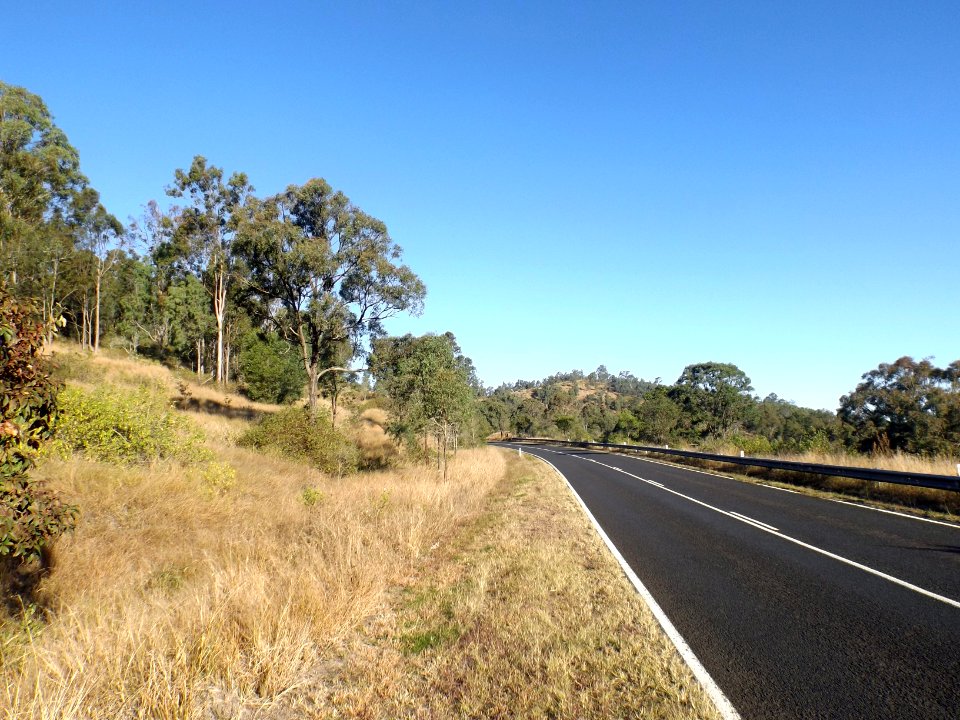 Wivenhoe Somerset Dam Road at Bryden Queensland
