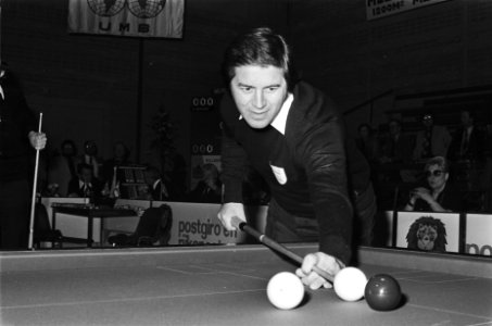 WK biljarten in Rheden (472) Osvaldo Berardi in actie (15) (Agentinie), Louis , Bestanddeelnr 929-6607